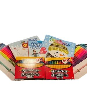 Kids fun Christmas coloring box